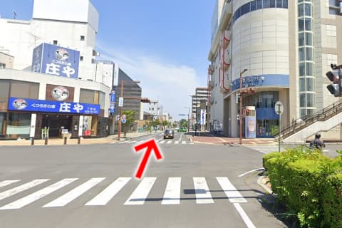 JR下館駅からの道順-1