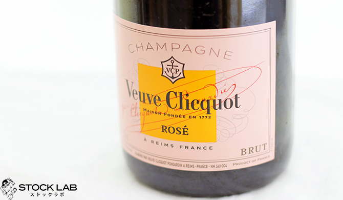 ヴーヴ・クリコ ロゼ ラベルアップ