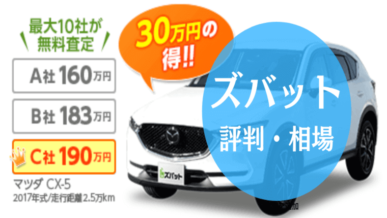 ズバット車買取比較の評判 口コミは 買取相場や車一括査定の申込み手順を解説 Car Lab