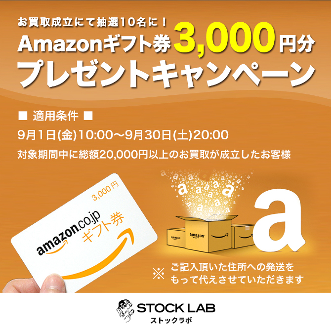 Amazonギフト券プレゼントキャンペーンバナー