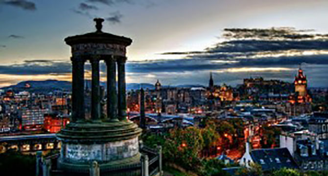 ジョージ・バランタインの創業時代のスコットランドイメージ