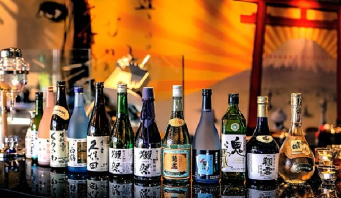 並んでる日本酒