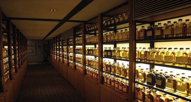 ウイスキー貯蔵庫