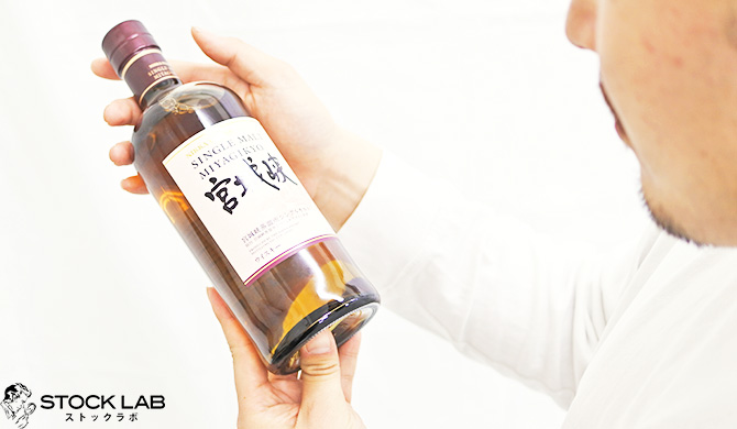 ニッカ ピュアモルトウイスキー21年 バカラ クリスタルデキャンタ