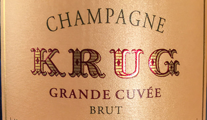 クリュッグ グランキュヴェのラベルアップ