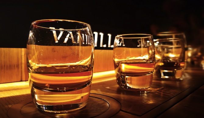 並べられているウイスキー