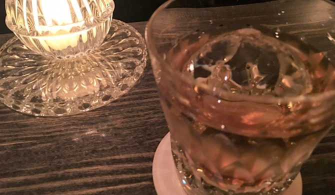 ろうそくとコニャック