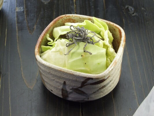 お通し キャベツ