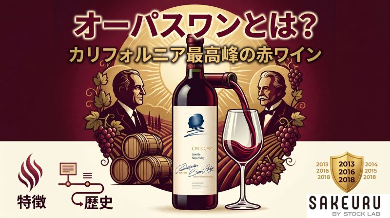 オーパスワンとは？カリフォルニア最高峰の赤ワインの特徴・歴史・当たり年を解説
